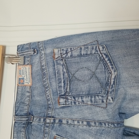 Z. Cavaricci SZ 5 JRS Light Wash Rigid Denim / Jean Capri Pants Retro Style - Picture 8 of 14